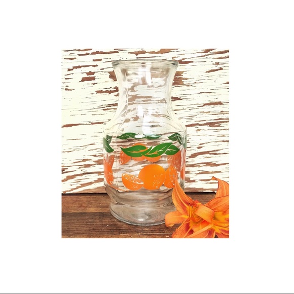 Vintage Orange Juice Pitcher/ Carafe - Picture 6 of 6